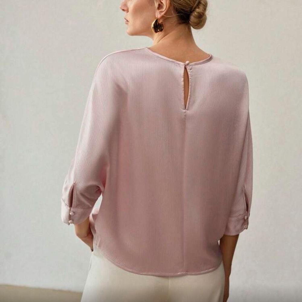 Elegant Pink Women's Top - Picture 3 of 6
